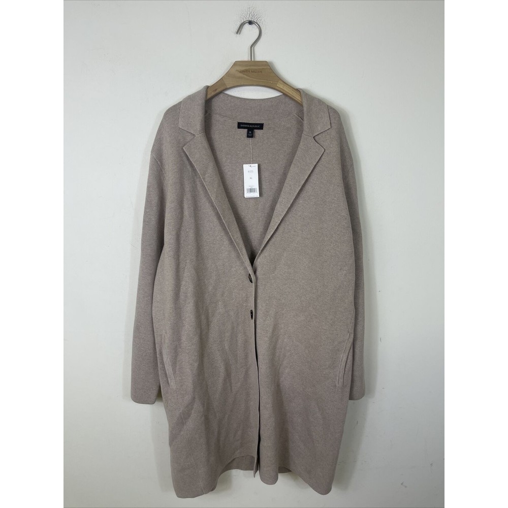 Banana Republic Cotton Blend Duster Cardigan NWT Size XL